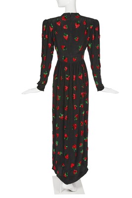 Lot 92 - A Gucci by Alessandro Michele embellished black crêpe dress, Pre-Fall 2019