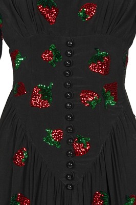 Lot 92 - A Gucci by Alessandro Michele embellished black crêpe dress, Pre-Fall 2019