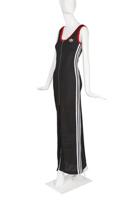 Lot 91 - A Gucci x Adidas by Alessandro Michele black ribbed jersey maxi dress, Autumn-Winter 2022-23