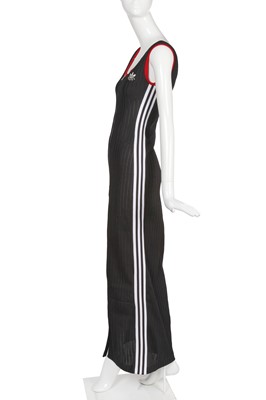 Lot 91 - A Gucci x Adidas by Alessandro Michele black ribbed jersey maxi dress, Autumn-Winter 2022-23