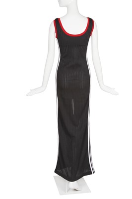 Lot 91 - A Gucci x Adidas by Alessandro Michele black ribbed jersey maxi dress, Autumn-Winter 2022-23