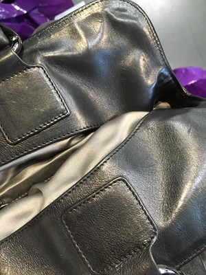 Lot 60 - A Chanel by Karl Lagerfeld black leather handbag, 2006-2008