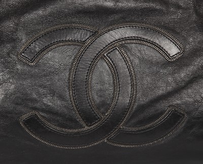 Lot 60 - A Chanel by Karl Lagerfeld black leather handbag, 2006-2008