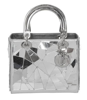 Lot 203 - A Christian Dior Lady Dior Art by Lee Bul 'smashed mirror' handbag, 2017