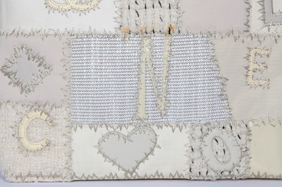 Lot 4 - A Chanel by Karl Lagerfeld ivory patchwork shopper tote, 2018