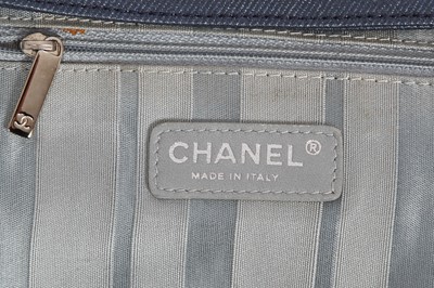 Lot 49 - A Chanel by Karl Lagerfeld blue denim tote bag, 2008-09