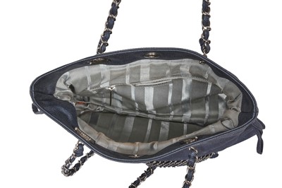 Lot 49 - A Chanel by Karl Lagerfeld blue denim tote bag, 2008-09