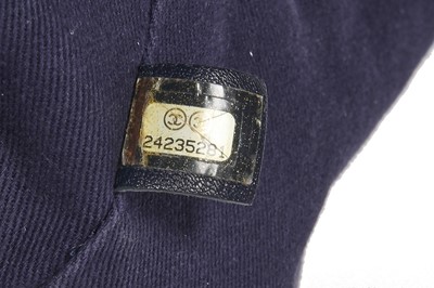 Lot 2 - A Chanel blue denim Deauville Large backpack, 2017-18