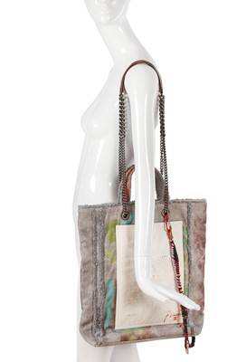 Lot 20 - A Chanel by Karl Lagerfeld printed canvas tote bag, Spring-Summer 2014