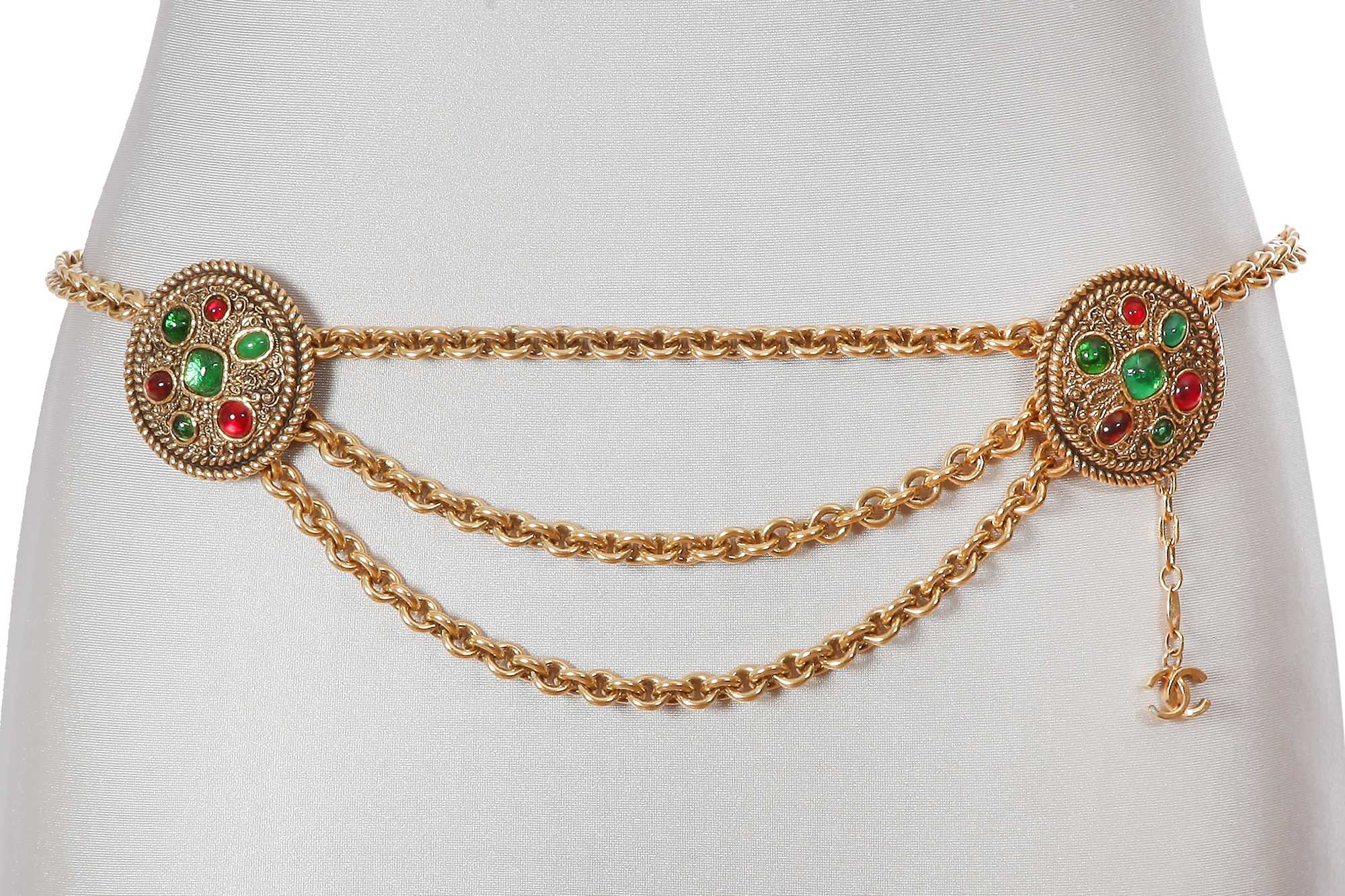 Lot 86 - A Chanel by Karl Lagerfeld chain belt, 1985