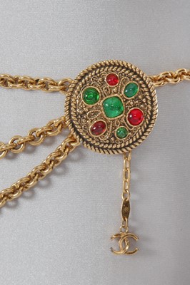 Lot 86 - A Chanel by Karl Lagerfeld chain belt, 1985
