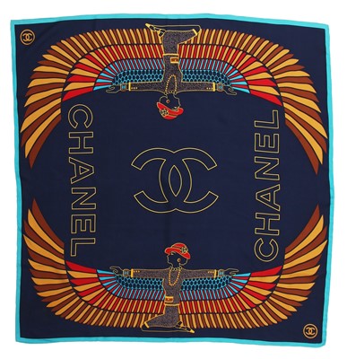 Lot 42 - Two Chanel by Karl Lagerfeld silk scarves, 2010s