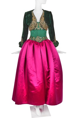 Lot 183 - Nina Ricci haute couture by Gérard Pipart ball gown and bolero jacket, Autumn Winter 1991-92