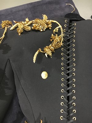 Lot 89 - A fine Schiaparelli haute couture by Daniel Roseberry embellished black wool coat-dress, Autumn-Winter 2022-23