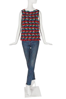 Lot 63 - A pair of Chanel by Karl Lagerfeld lattice-stitched denim jeans, Spring-Summer 2005