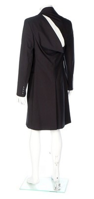 Lot 330 - An Alexander McQueen slash-backed coat,...