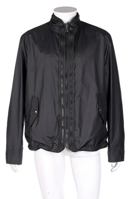 Lot 324 - A rare Hussein Chalayan man's black zippered...