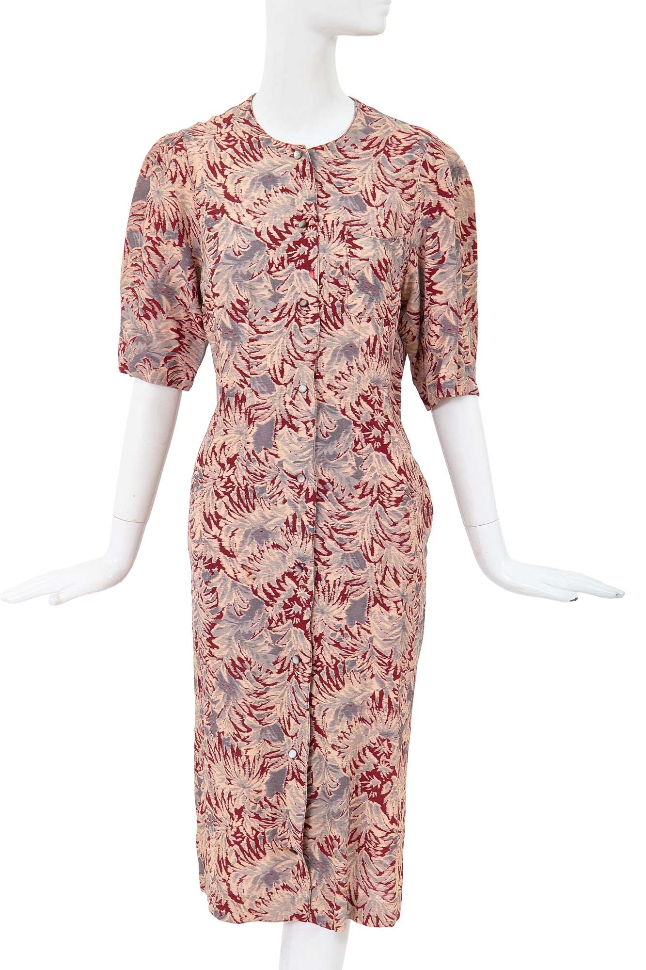 Lot 3 - A Comme des Garçons woven rayon dress, 1970s