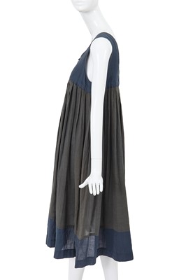Lot 4 - A Comme des Garçons blue and grey dress, 1977