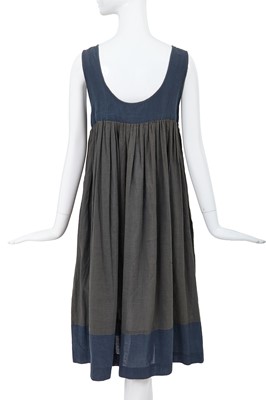 Lot 4 - A Comme des Garçons blue and grey dress, 1977