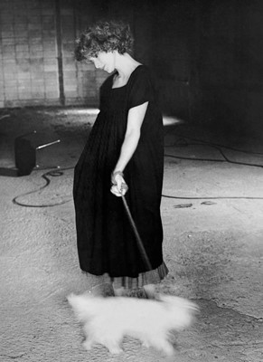 Lot 4 - A Comme des Garçons blue and grey dress, 1977