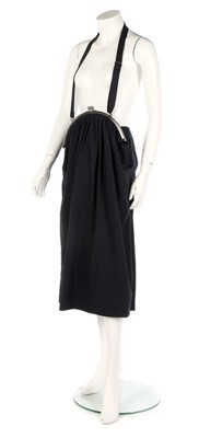 Lot 345 - A Yohji Yamamoto purse/pinafore dress,...