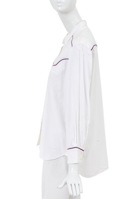 Lot 9 - A Comme des Garçons white cotton Western shirt, 1970s
