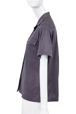 Lot 13 - A Comme des Garçons grey cotton blouse, 1970s
