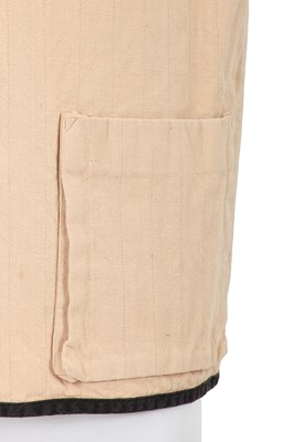 Lot 16 - A Comme des Garçons ecru cotton waistcoat, 1970s