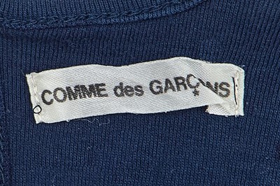 Lot 18 - A Comme des Garçons blue cotton jersey top, 1970s