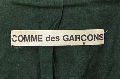 Lot 26 - A Comme des Garçons blue and green cotton ensemble, early 1980s