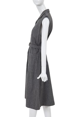Lot 27 - A Comme des Garçons grey felted wool dress, early 1980s