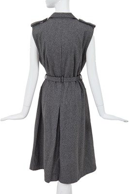 Lot 27 - A Comme des Garçons grey felted wool dress, early 1980s