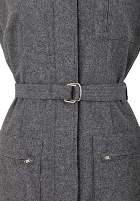 Lot 27 - A Comme des Garçons grey felted wool dress, early 1980s