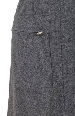 Lot 27 - A Comme des Garçons grey felted wool dress, early 1980s