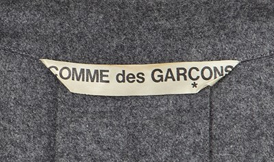 Lot 27 - A Comme des Garçons grey felted wool dress, early 1980s