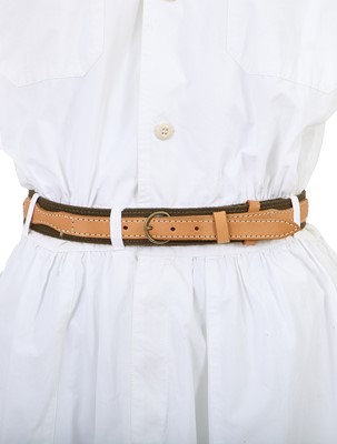 Lot 28 - A Comme des Garçons white poplin dress, early 1980s
