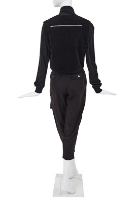 Lot 29 - A Comme des Garçons black ensemble, early 1980s