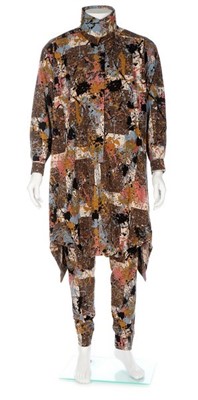 Lot 347 - A rare Issey Miyake 'paint splatter' printed...
