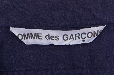 Lot 22 - A Comme des Garçons navy cotton Western shirt, circa 1980