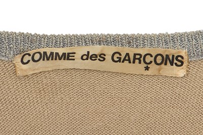 Lot 30 - A Comme des Garçons grey and beige wool ensemble, early 1980s