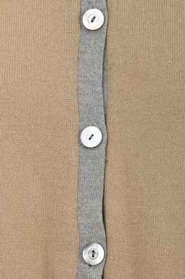 Lot 30 - A Comme des Garçons grey and beige wool ensemble, early 1980s