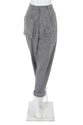 Lot 30 - A Comme des Garçons grey and beige wool ensemble, early 1980s