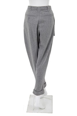 Lot 30 - A Comme des Garçons grey and beige wool ensemble, early 1980s
