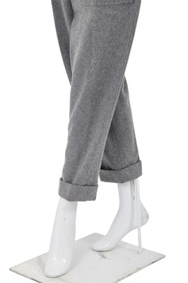 Lot 30 - A Comme des Garçons grey and beige wool ensemble, early 1980s