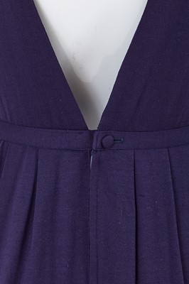 Lot 51 - A Comme des Garçons navy wool jersey pinafore skirt, circa 1982