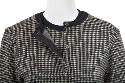 Lot 23 - A Comme des Garçons black and white knitted three-piece ensemble, circa 1980