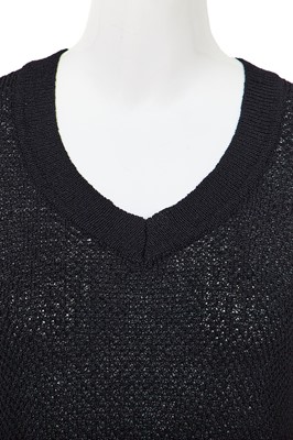 Lot 31 - A Comme des Garçons black ensemble, early 1980s