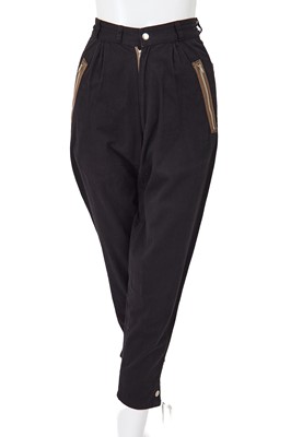 Lot 31 - A Comme des Garçons black ensemble, early 1980s