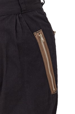 Lot 31 - A Comme des Garçons black ensemble, early 1980s